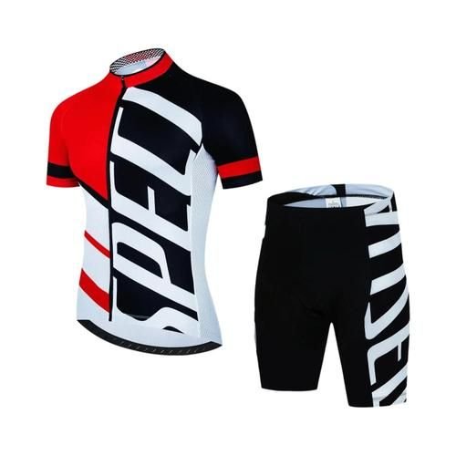 conjunto de camiseta de ciclismo mtb respirável para homens verão 2024
